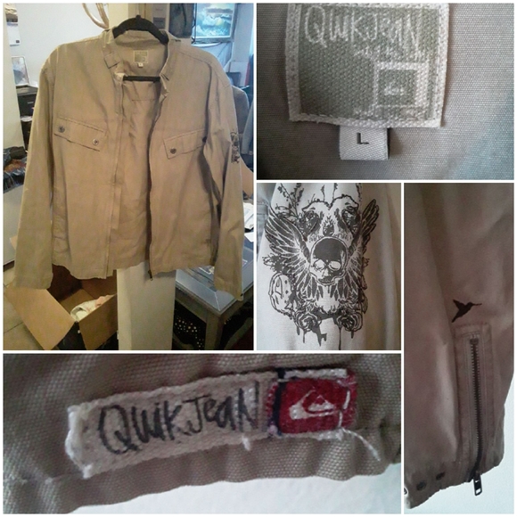 Quicksilver Men's Light Khaki type jacket - Picture 1 of 16